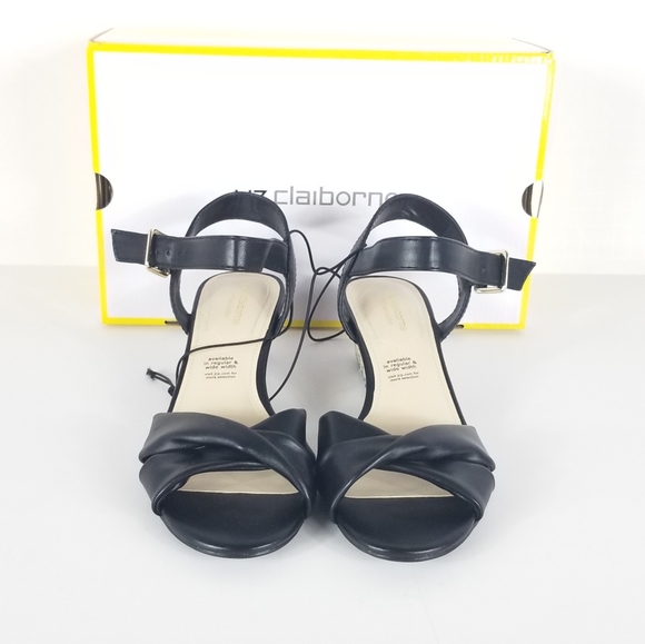 Liz Claiborne Sewell women's low heel black wedge - Picture 3 of 8